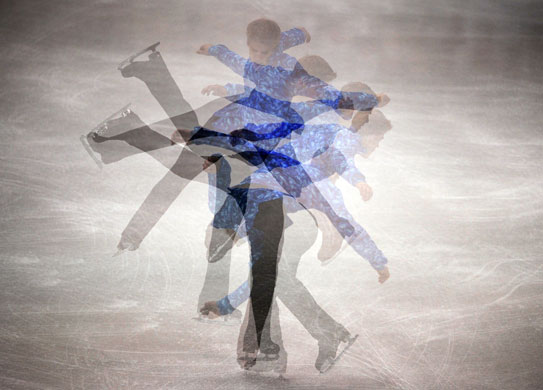 26 March 2009: Vaughn Chipeur during the Men's Short program event
