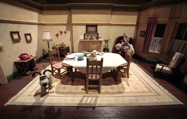 Wallace and Gromit: A replica of a room in 62 West Wallaby Street