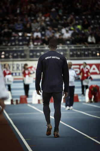Dwain Chambers in Turin: Dwain Chambers