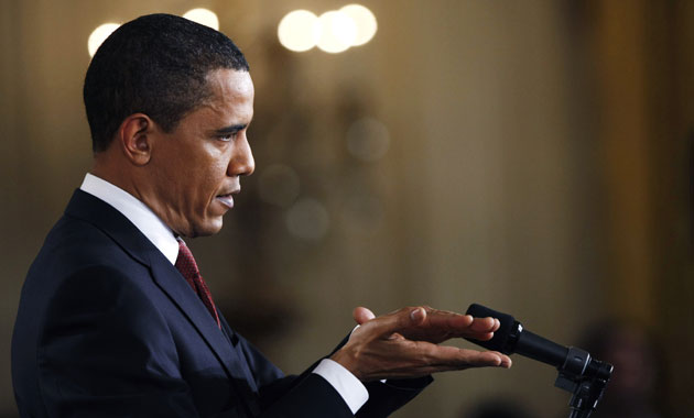 Week in Business: President Barack Obama speaks during a news conference in the White House.