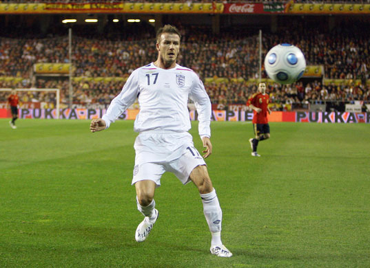 England Kits: David Beckham England 2009