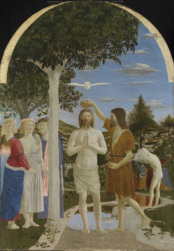 Art worth time: The Baptism of Christ, 1450, Piero della Francesca