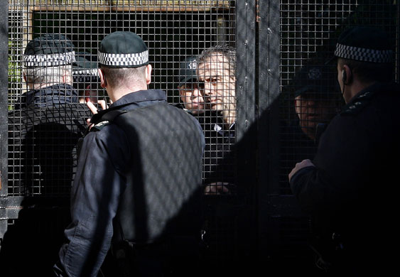 27 March 2009: Antrim, Northern Ireland: Colin Duffy arrives at Larne Court House