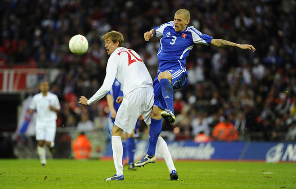 England v Slovakia: Crouch and Skrtel