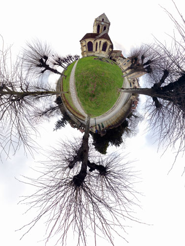 Alexandre Duret-Lutz  : 360 degree photo of Eglise d'Auvers-sur-Oise. 