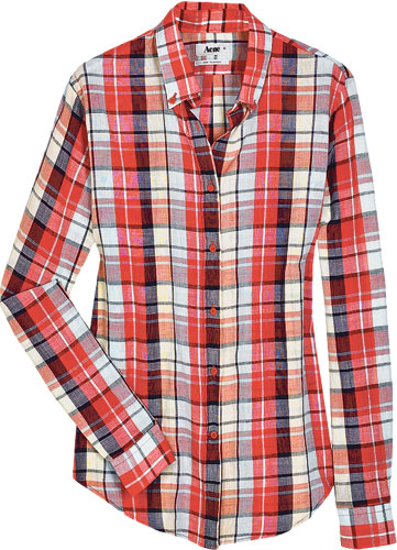6ofthebest boyish shirts: Check cotton