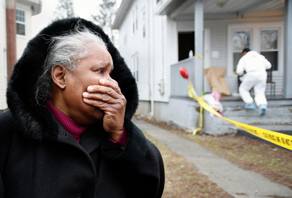 24 hours in pictures: double murder in Milton, USA