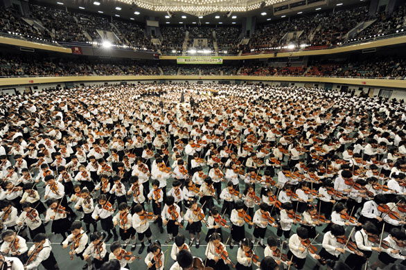 24 hours in pictures: Suzuki Method Grand Concert in Tokyo Japan 