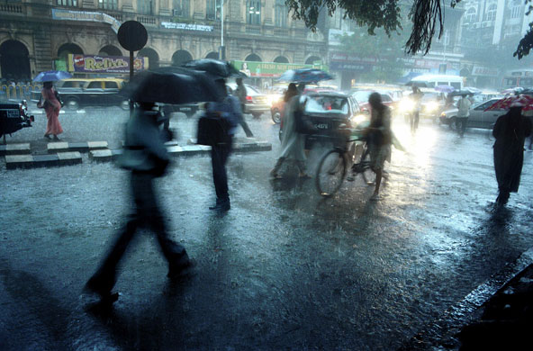 Unseen: Monsoon rain in Mumbai, India