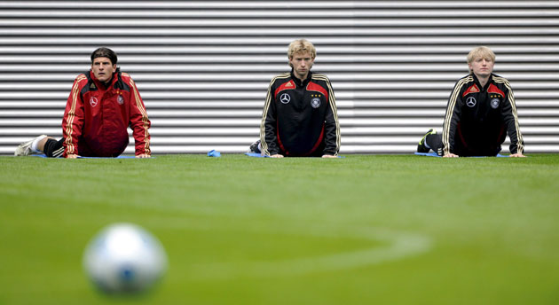 Sport: 24 hours: German national soccer team training