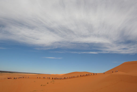 24 hours : Marathon des Sables in the Sahara desert