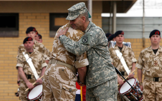 Basra handover: Britain hands over command in Basra to US