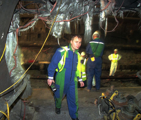 Eurotunnel : Channel Tunnel fire in 1996 