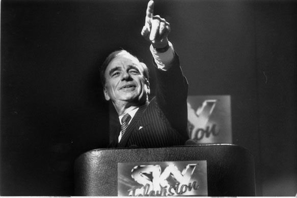 ITV decline: Rupert Murdoch at Sky TV launch