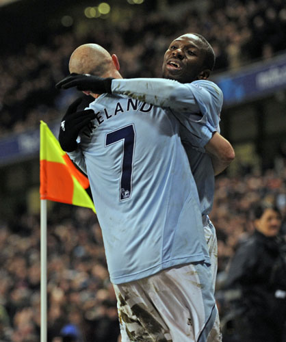 Prem League Wed: Shaun Wright Phillips celebrates
