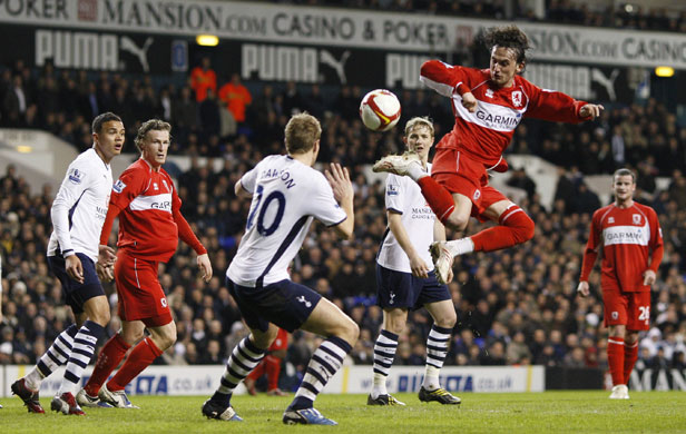 Prem League Wed: Tuncay Sanli causes chaos in the Tottenham defence