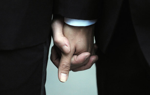 24 hours in pictures : gay rights rally against  Proposition 8 in Los angeles