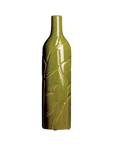 Wishlist: spring style: Green bottle vase