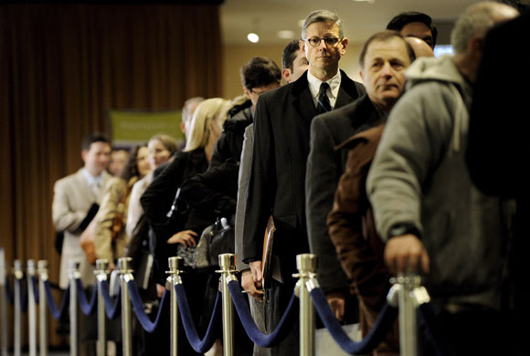 24 hours in pictures: Career fair in New York