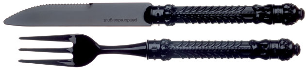 Space: Baroque and roll: DeBeauty plastic cutlery