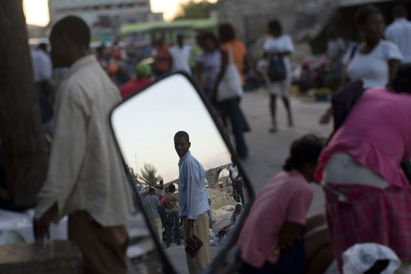 24 hours in pictures: Street scene in Port-au-Prince, Haiti