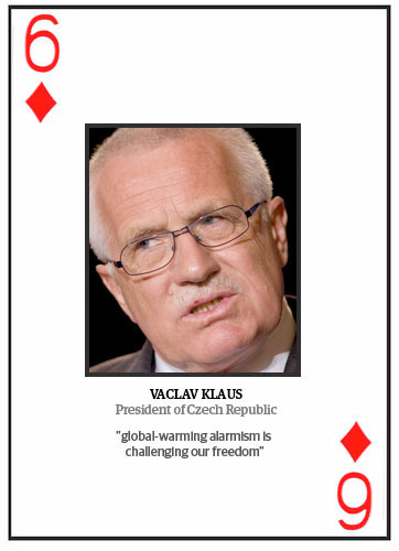 Climate change deniers: Top 10 climate change deniers: Vaclav Klaus