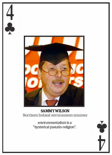 Climate change deniers: Top 10 climate change deniers: Sammy Wilson