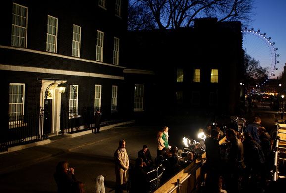G20 Summit: Media assemble outside 10 Downing Street