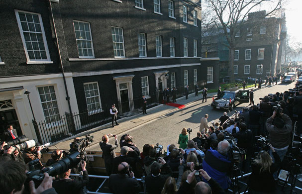 G20 Summit: Barack Obama arrives in Downing Street
