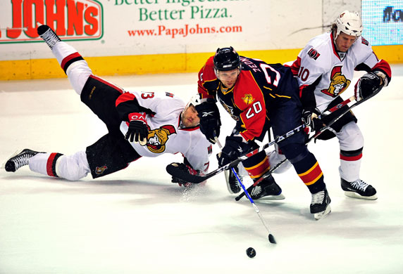 Sport: 24 Hours: Ottawa Senators play Florida Panthers in the NHL