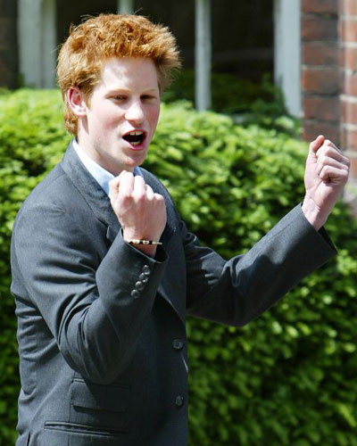 Prince William and Harry: Prince Harry on his last day at Eton College