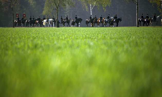 24 hours in pictures: Ralbitz, Germany: Men of the German Slav minority Sorbs on parade