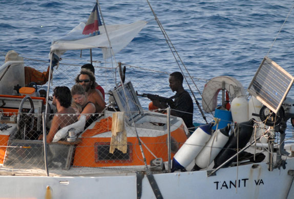 Tanit yacht hijack: Pirates and hostages on the yacht the Tanit