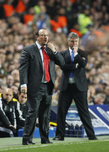 Chelsea v Liverpool: Benitez and Hiddink