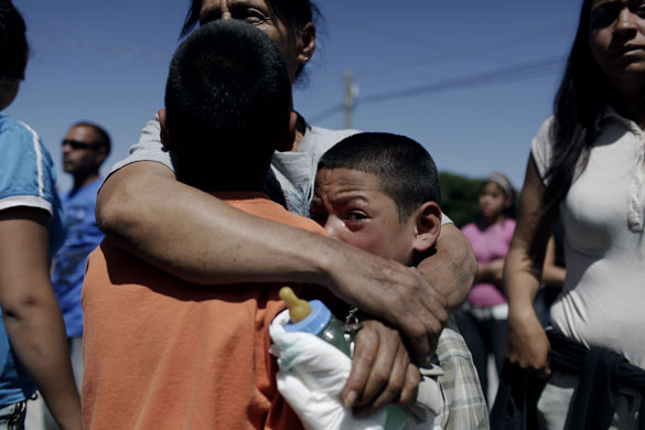 24 hours in pictures: funeral of Eduardo Gonzalez Ramirez