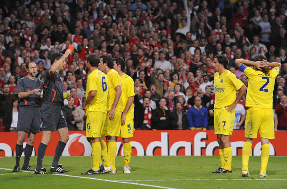 Arsenal v Villarreal: Eguren gets send off