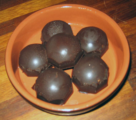 Allegra clickalong: Pork: home-made chocolate courtesty of the great WoM chocolate feast
