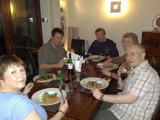 Allegra clickalong: Pork: Stuchad and family