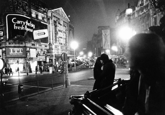 Three day week: Power cut in London during the three day week, 1974