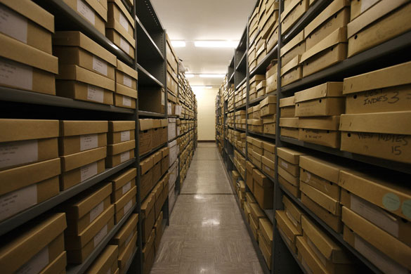 BBC Archives: The BBC Written Archives Centre, in Caversham, Reading