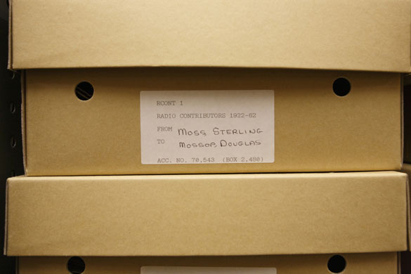 BBC Archives: Stirling Moss, one of many contributors to BBC radio programmes since 1922