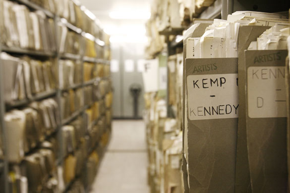 BBC Archives: The BBC Written Archives Centre, in Caversham, Reading
