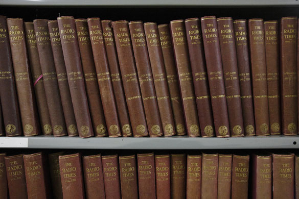 BBC Archives: Part of the complete run of Radio Times held at the BBC Archives Centre