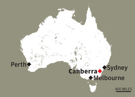 Map of Australia