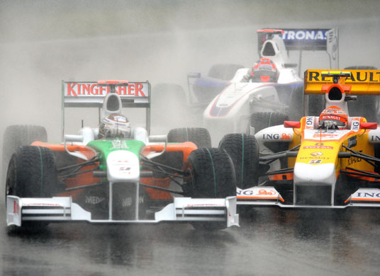 Chinese Grand Prix: Sutil and Piquet