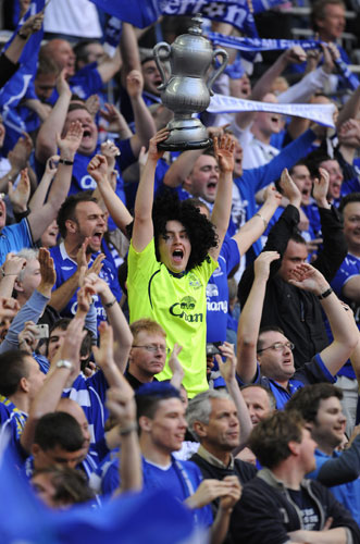 Everton v Man United: Everton Fans