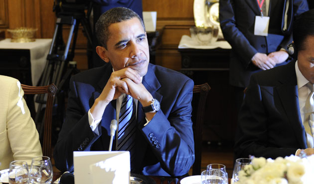 G20 leaders dinner: Barack Obama attends dinner at No10