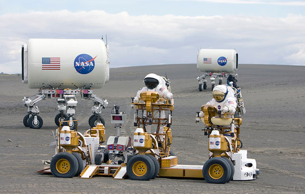 Constallation Program: Nasa Orion Moon exploration: Crew Mobility Chassis Prototype