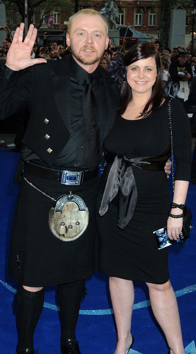 Star Trek gallery: Simon Pegg and wife Maureen at the Star Trek premiere