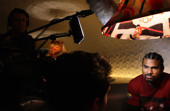 24sport: David Haye speaks to the press